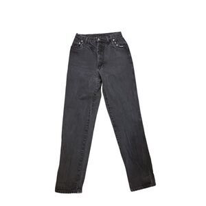 Rockies VTG 90s Jeans Womens High Waist Bareback Yoke Black, Western Rodeo | 32